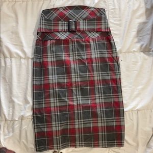 Plaid skirt